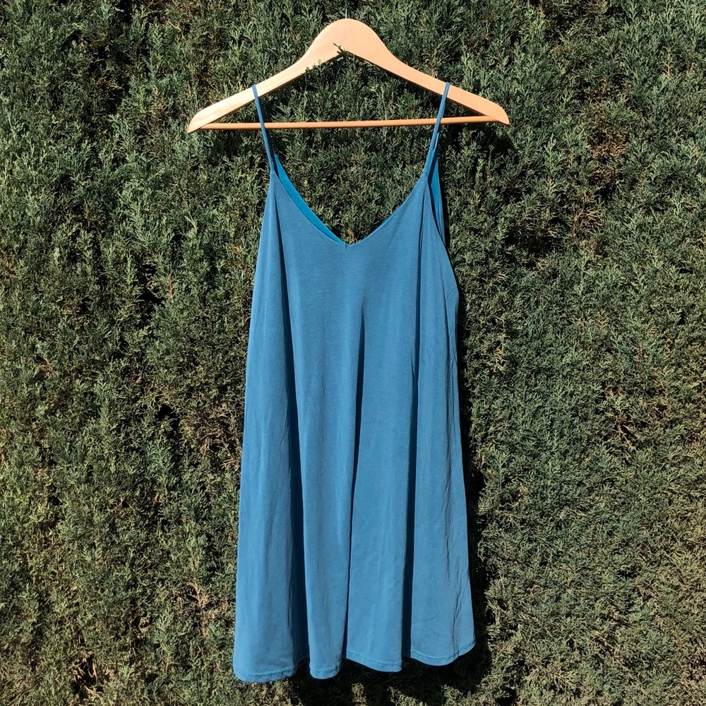 Blue dress